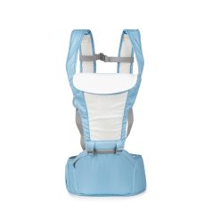 Alternative view of Ergonomikus hordozó Juju HugMeTight székkel, Kék